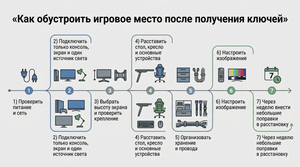 Как обустроить игровое место